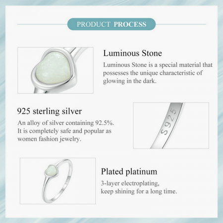 Inel argint inima luminoasa [14]