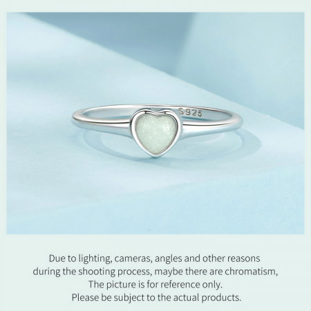 Inel argint inima luminoasa [20]