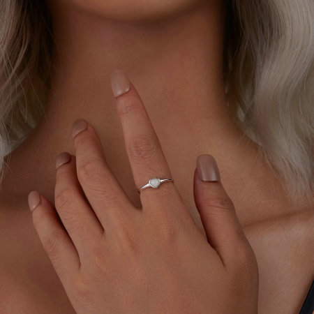 Inel argint inima luminoasa [4]