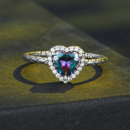 Inel argint inimioara [4]