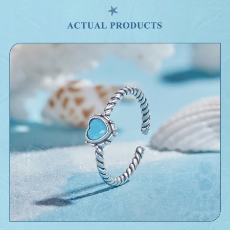 Inel argint inimioara turcoaz [15]