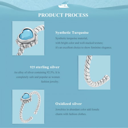 Inel argint inimioara turcoaz [13]