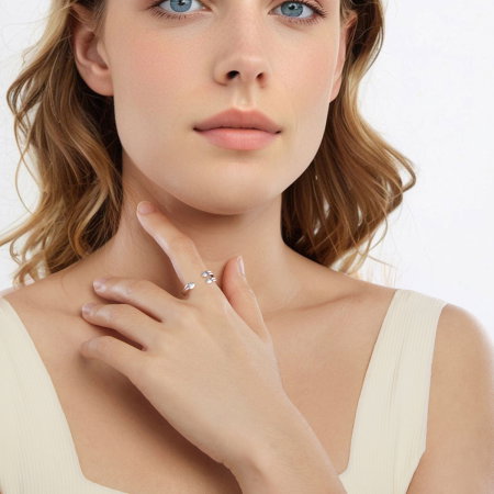 Inel argint inimioare [8]