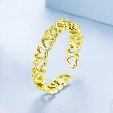 Inel argint inimioare [2]