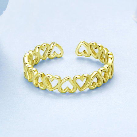 Inel argint inimioare [5]