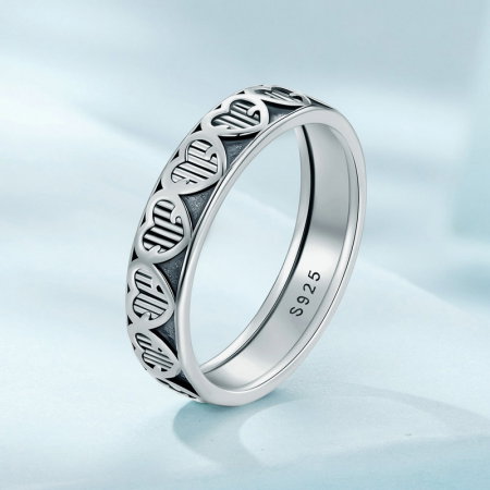 Inel argint inimioare [3]