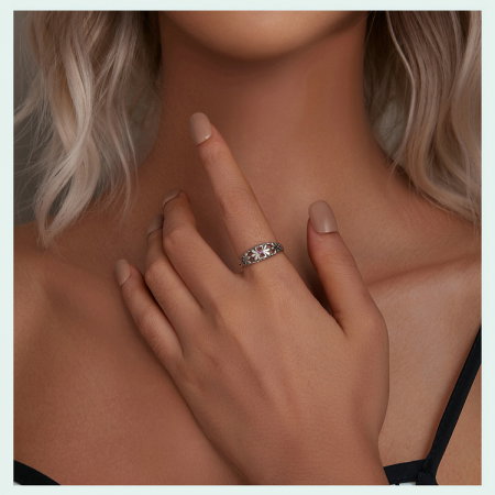 Inel argint iris [7]