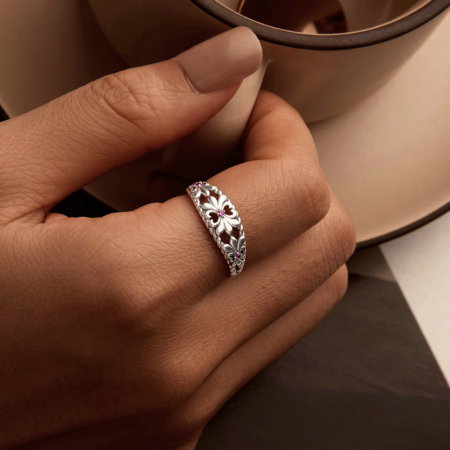 Inel argint iris [2]