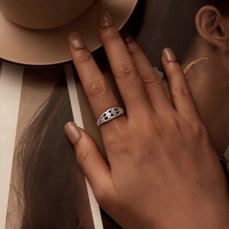 Inel argint iris [4]