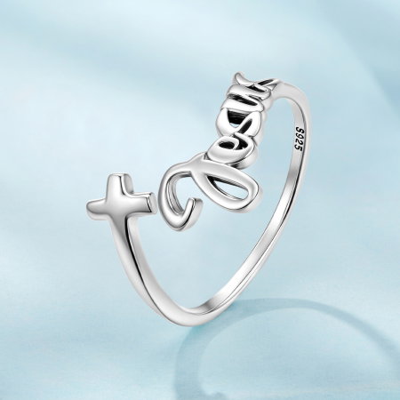 Inel argint Jesus Cross [2]