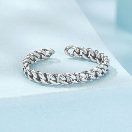 Inel argint lant cubanez [5]