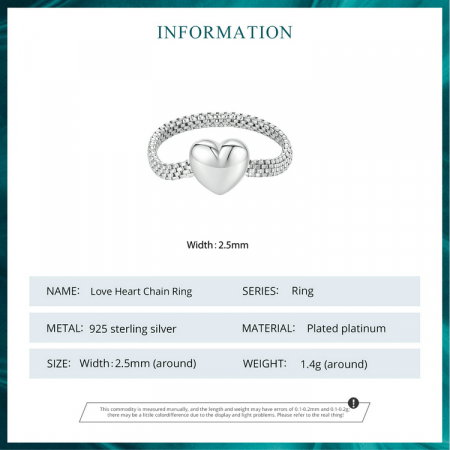 Inel argint lantul iubirii [9]