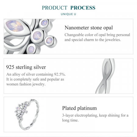 Inel argint lotus [12]