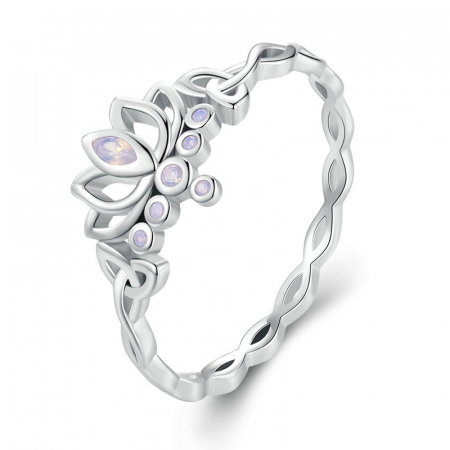 Inel argint lotus [2]