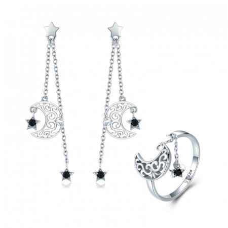 Inel argint Luna si Luceafarul [14]