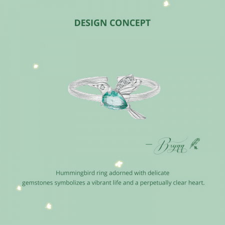 Inel argint pasare colibri [12]