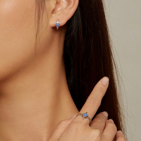 Inel argint pentagrama si inima [8]