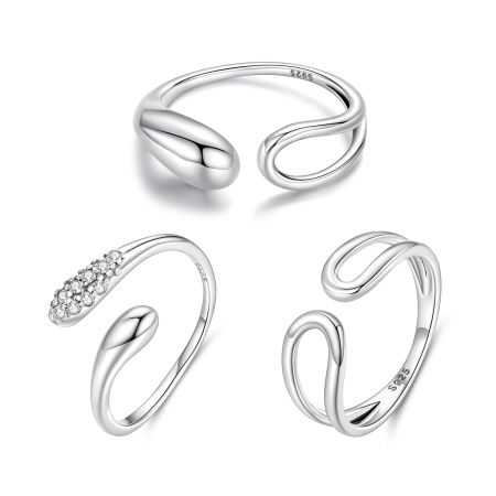 Inel argint picaturi [16]