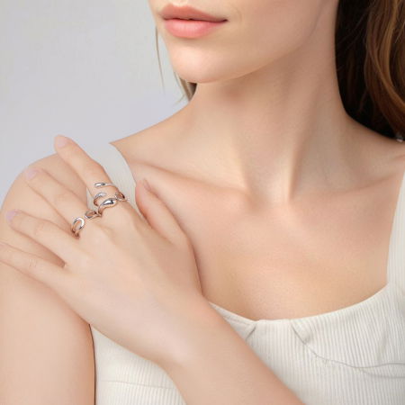 Inel argint picaturi [13]