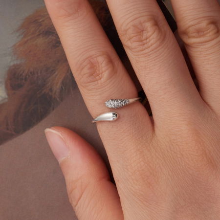 Inel argint picaturi [4]