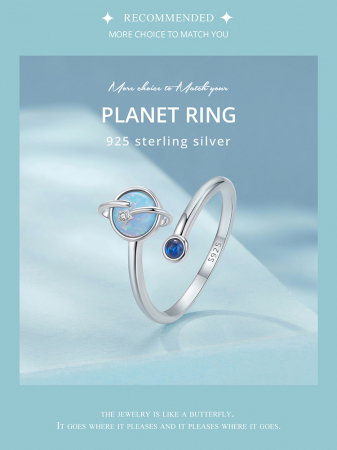 Inel argint Planeta si Opal [16]