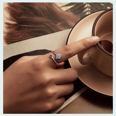 Inel argint Planeta si Opal [15]