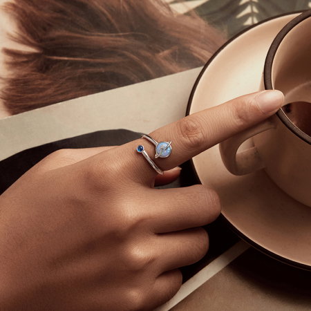 Inel argint Planeta si Opal [4]