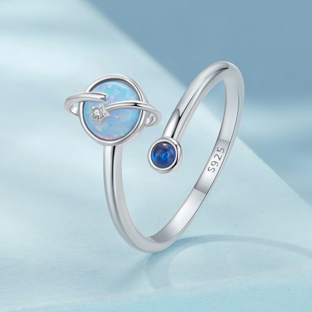 Inel argint Planeta si Opal [7]