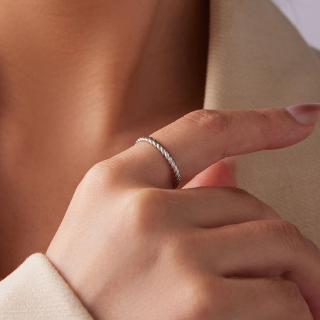 Inel argint rasucit [6]