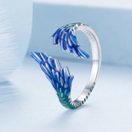 Inel argint reglabil aripi [2]