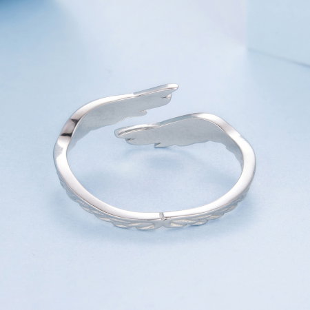 Inel argint reglabil aripi de inger [6]