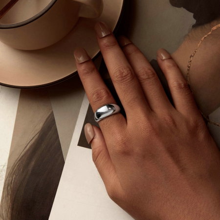 Inel argint reglabil bombat [1]