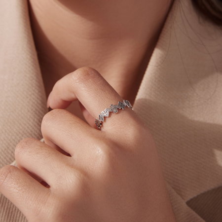 Inel argint reglabil carti de joc [5]