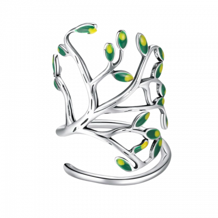 Inel argint reglabil Copacul Vietii