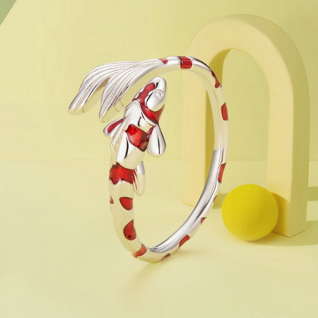 Inel argint reglabil crap japonez [2]