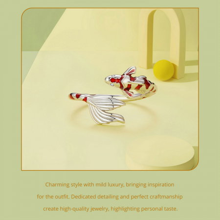 Inel argint reglabil crap japonez [12]