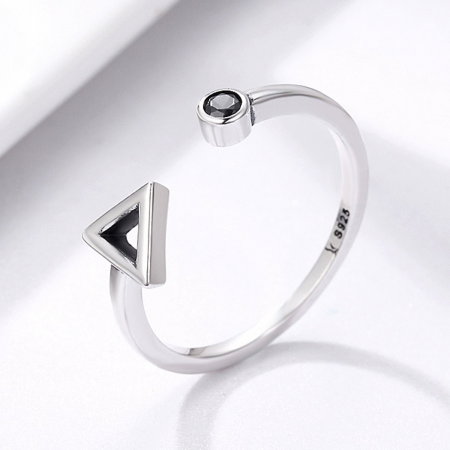 Inel argint reglabil cu forme geometrice [5]