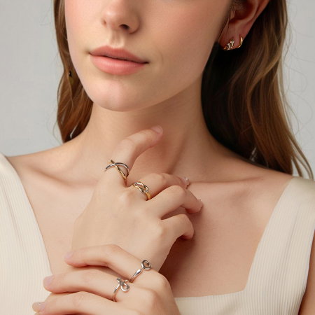 Inel argint reglabil cu Infinit [3]