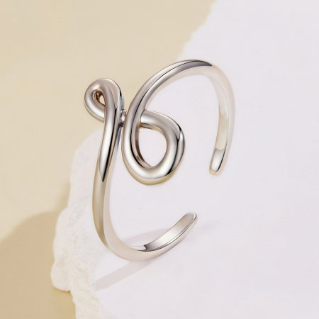 Inel argint reglabil cu Infinit [4]