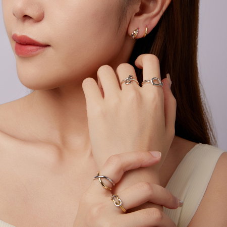 Inel argint reglabil cu Infinit [7]