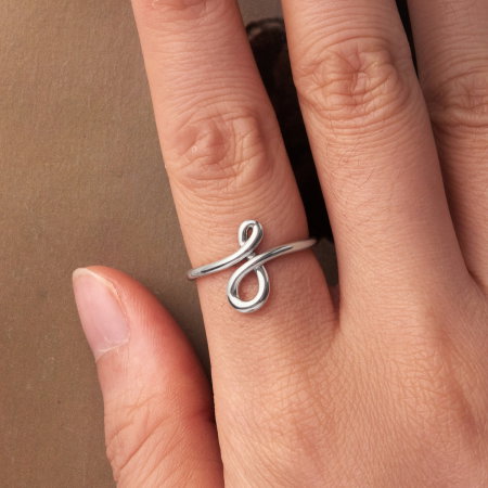 Inel argint reglabil cu Infinit [1]