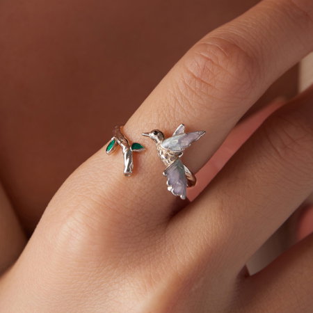 Inel argint reglabil cu pescarus [8]