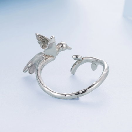 Inel argint reglabil cu pescarus [7]