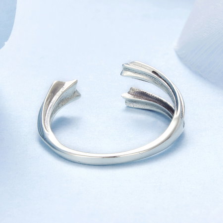 Inel argint reglabil cu stelute [15]