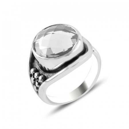 Inel argint reglabil cu zirconiu