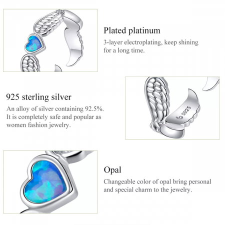 Inel argint reglabil dragoste inaripata [5]