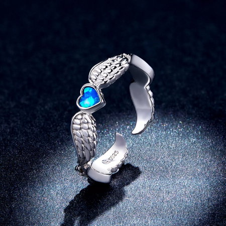 Inel argint reglabil dragoste inaripata [4]