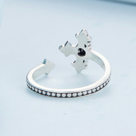 Inel argint reglabil Dragoste si Credinta [3]