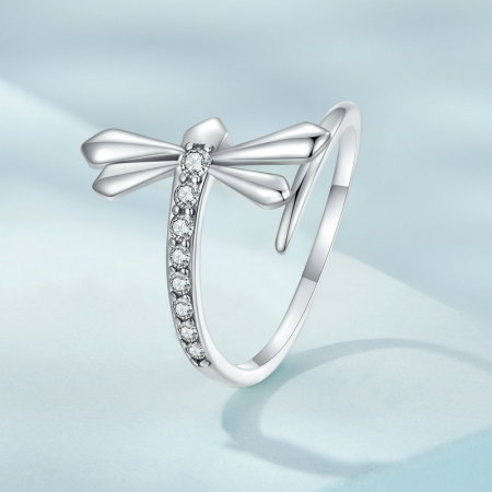 Inel argint reglabil Libelula [2]