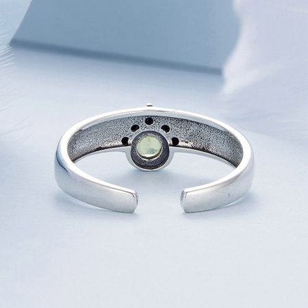 Inel argint reglabil soare [7]